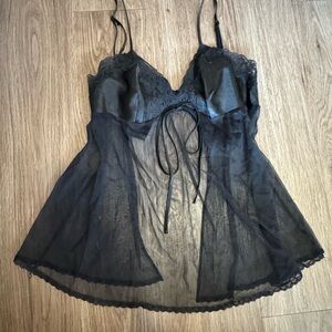 Frederick's of Hollywood Black Chemise